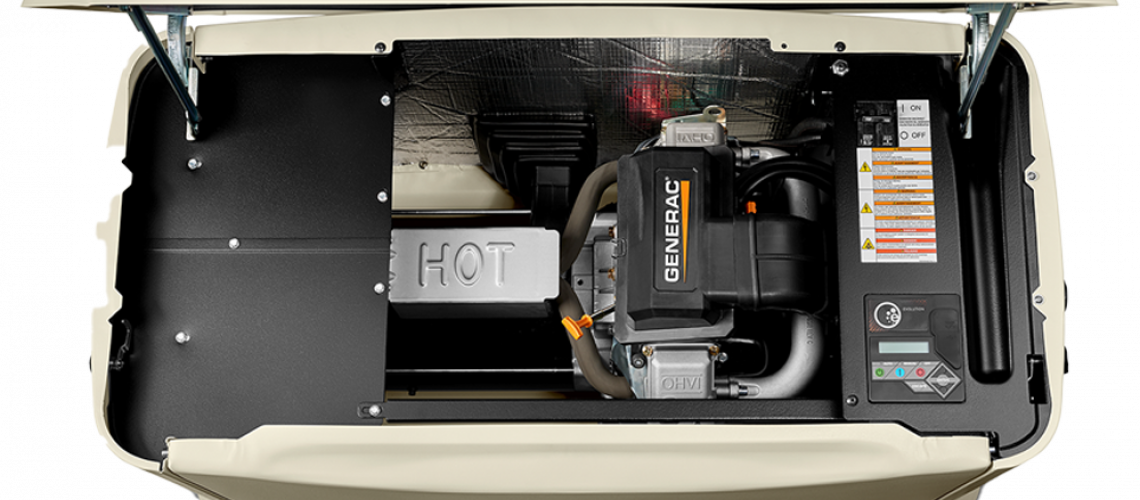 22kw generac generator seen from the top